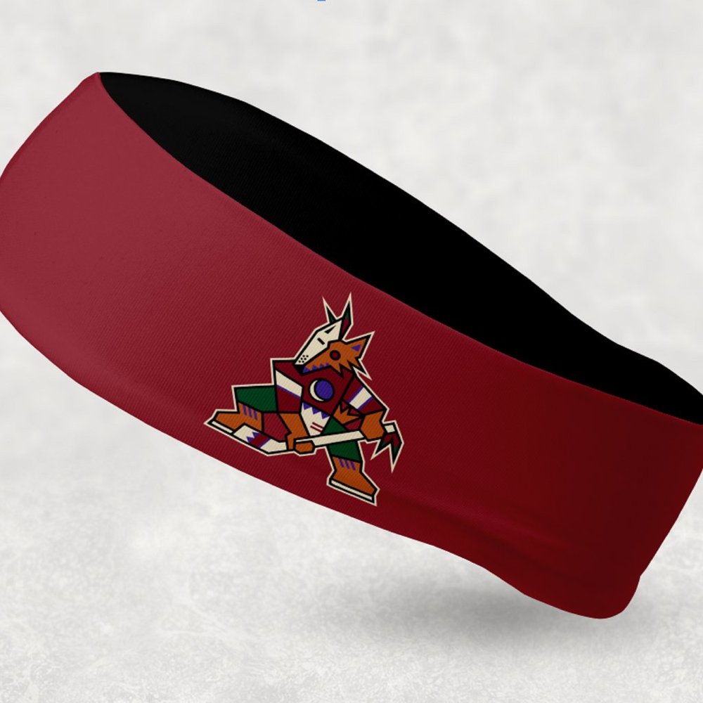 2 Pack - NEW - Reversible Arizona Coyotes Headband